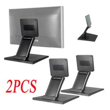 2XTilt Mounted Fold Monitor Holder VESA 10'-27'TV LCD Display Touch Screen Stand picture
