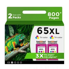 65XL Color Ink Cartridge Compatible for HP 65, 65XL, 5055, 3755 - High Yield picture