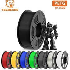 TECBEARS PETG Filament 1.75mm 1KG 3D Printer Filament PETG Strong Toughness LOT picture