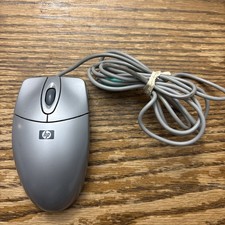 Vintage HP M-S48a PS/2 Mouse Mechanical C4736-60101 Hewlett Packard Scroll Wheel picture