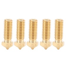 5PCS 0.4mm Hotend Nozzle Replacement For QiDi Tech X Printers Easy To Use picture