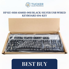 HP KU-0316 USB Basic Keyboard NEW NOS Windows Vista Era Hewlett Packard Qwerty picture