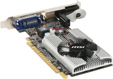 MSI N210-MD1G/D3 GeForce 210 Graphic Card 1 GB GDDR3 Low Profile NEW IN OPEN BOX picture