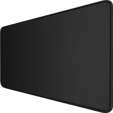 Large Durable Non-Slip Natural Rubber Black 31.5x11.8In Large Desk Pad Mouse Pad picture