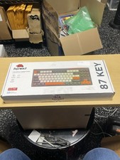 New FreeWolf M87 2.4Ghz BT5.0 dual mode connections gaming keyboard rechargeable picture