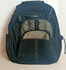 TARGUS Black Laptop Backpack Padded Tech Travel Bag Multi Pocket Durable Work picture