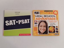Kaplan SAT & PSAT Test Prep & High School Advantage PC CD-ROMs 📀 Learning Compa picture