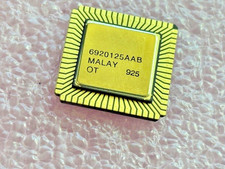 R80286-8 Intel Microprocessor CPU Gold  NOS Vintage picture