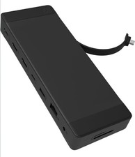 ZAGG 9-Port USB-C Hub Dual HDMI 4K Ethernet SD MicroSD 100W PD Dock picture