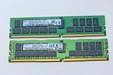Lot of 2 32GB DDR4 2666V Reg ECC Server Ram 2RX4 Memory Modules picture
