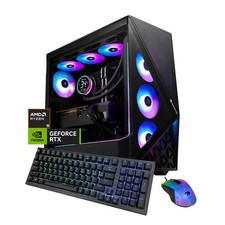 iBUYPOWER - Slate Gaming Desktop PC - AMD Ryzen 9 9900X3D 2025 NVIDIA GeForce... picture