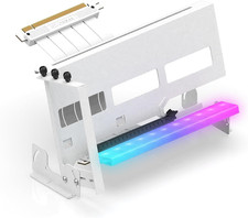 Pcie 4.0 GPU Mount Bracket with ARGB LED Module, Multi-Angle Adjustment with All picture