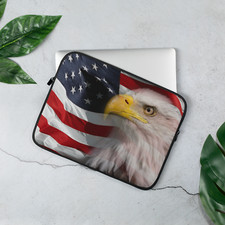 American Flag Patriotic Laptop Sleeve - Macbook picture