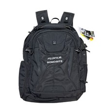 RARE SwissGear FUJIFILM SONOSITE Commander USB ScanSmart Laptop Backpack Black picture