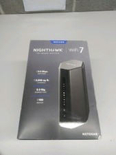 Netgear Nighthawk BE9300-1AZPAS BE9300 WiFi 7 Router Black Tri-Band 9300 Mbps picture