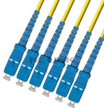 50M SC-SC Outdoor Armored Singlemode 6 Strands Fiber Optic Cable picture