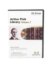 QuickVerse E4 Bible Study Arthur Pink Library Vol. 3 PC Software Tested Works picture