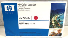 Genuine OEM HP C9723A Magenta Toner Sealed Laserjet 4600 4610 4650 picture