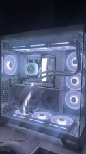 high end white gaming PC  picture