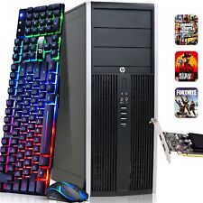 HP Tower Gaming PC Intel i5-3470 16GB 512GB M.2 SSD 2TB HDD NVIDIA GT 1030 Win10 picture