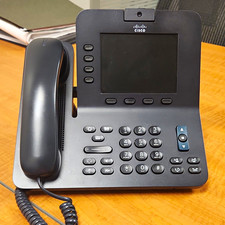 Cisco CP-8945 IP Phone Black 4-Line VoIP Desk Phone Bluetooth Speakerphone picture