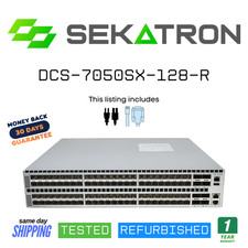 🔀 Arista DCS-7050SX-128-R • 96× 10GbE SFP+ • 8× 40GbE QSFP+ Dual PSU ⚡FastShip picture