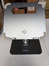 StarTech Telescopic Laptop Stand - 360 Swivel Base - Rotating Computer Riser for picture