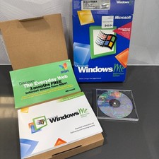 Microsoft Windows ME Millennium Rare Promotional Edition 2000 with NEW CD Ok BOX picture