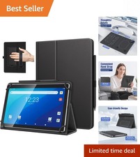 Stylish Black Case for 10.1 Inch Tablets - All-in-One Protection & Functionality picture