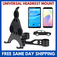 Universal Car Rear Seat Headrest Tablet/Phone Holder, Any Angle Swivel Mount picture
