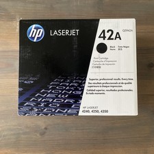 HP 42A Q5942A Black Toner Cartridge LaserJet GENUINE NEW picture