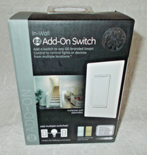 GE in-wall Add-On Switch works with GE Smart Control items NEW picture