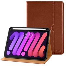 DTTO iPad Mini 7 A17 Pro / Mini 6 Case 8.3 Inch Smart Cover Brown picture