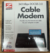 Zoom 5341 Cable Modem - New & Factory Sealed picture