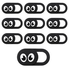 10 PCS Cell Phone Camera Cover Laptop Slide Webcam Covers black picture