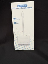 Lightning to SD/TF Card Camera Reader Adapter for iPhone/iPad – New picture