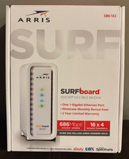 ARRIS SURFboard SB6183 686 Mbps Cable Modem, White - 59243200300 picture