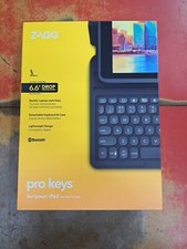 Open Box ZAGG Pro Keys Keyboard Case for Apple iPad 10.2 Inch 8th Generation picture