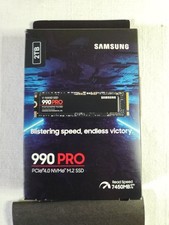 Samsung 990 PRO 2TB NVMe PCIe 4.0 M.2 2280 (MZ-V9P2T0B/AM) Internal SSD picture