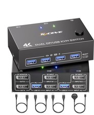 Displayport KVM Switch 2 Monitors 2 Computers 8K@30Hz 4K@144Hz picture