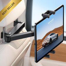 Lamicall Car Headrest Tablet Holder - [Lockable] 4.7-13