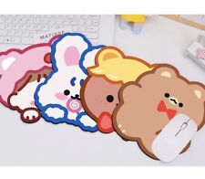 Kawaii Cup Mat, Home Game Mouse Pad Animal Computer Laptop,4 Pieces Per Order . picture