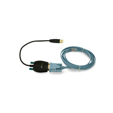 6ft Cisco Compatible USB to Serial RJ45 DB9 Adapter Cable Kit 72-3383-01 - Blue picture