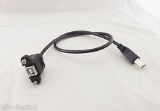 10x USB 2.0 B Male To B Female Socket Panel Mount Printer Extension Cable 50cm picture