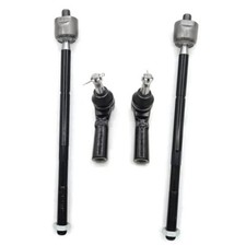 4Pcs Front Steering Inner Outer Tie Rod Ends Kit picture
