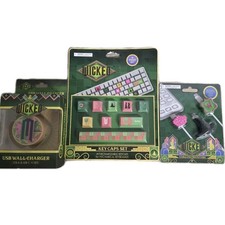 Wicked Tech Accessories Lot Keycaps Charger Cable Protectors NEW picture