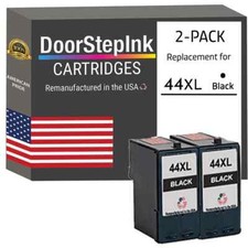 DoorStepInk Compatible Ink Cartridge for Lexmark 44XL Twin Black-USA picture