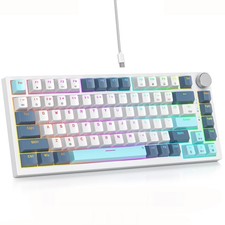 SbocKeeb 75 Percent Keyboard Gasket-Mounted with Sound Absorbing Pads, 82-Key... picture