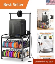 Adjustable 3D Printing Table & Filament Storage Rack - Maximize Your Workspace picture