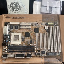 Motherboard ECS P5TX-A SOCKET 7 SDRAM PCI ISA Untested AS IS picture